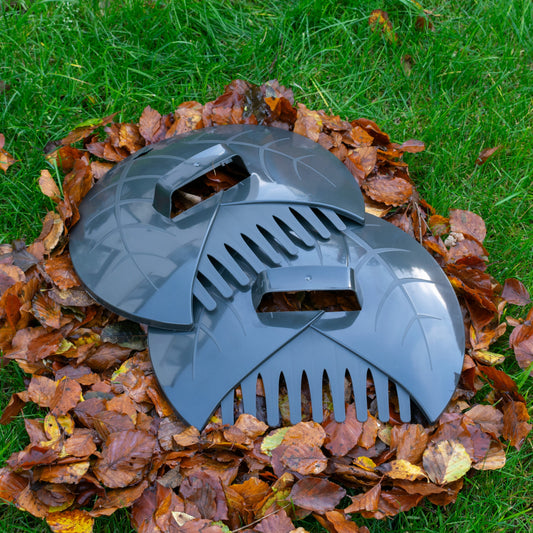 Leaf Grab Garden Cleaning Scoops, Dark Gray - Best4Trade-Retail Garden tools & Accesories
