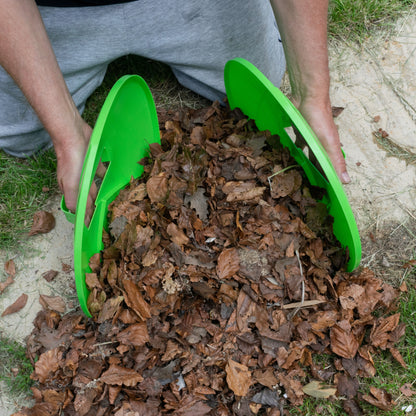 Leaf Grab Garden Cleaning Scoops, Green - Best4Trade-Retail Garden tools & Accesories