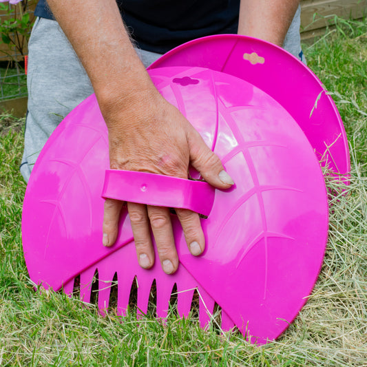 Leaf Grab Garden Cleaning Scoops, Pink - Best4Trade-Retail Garden tools & Accesories