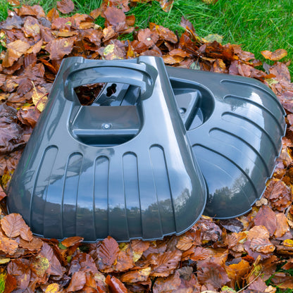 Leaf Grab Large Garden Cleaning Scoops, Dark Gray - Best4Trade-Retail Garden tools & Accesories