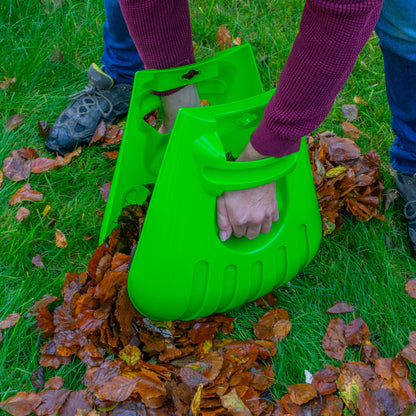Leaf Grab Large Garden Cleaning Scoops, Green - Best4Trade-Retail Garden tools & Accesories