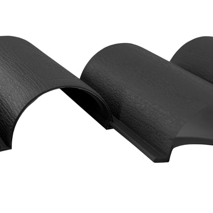 Lawn Edging, Plastic Palisade Wood Effect, 2.5m Box, Black - Best4Trade-Retail Garden tools & Accesories
