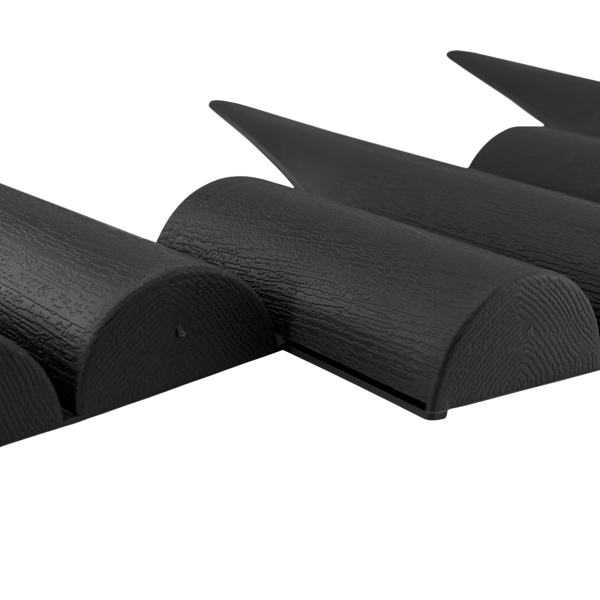 Lawn Edging, Plastic Palisade Wood Effect, 2.5m Box, Black - Best4Trade-Retail Garden tools & Accesories