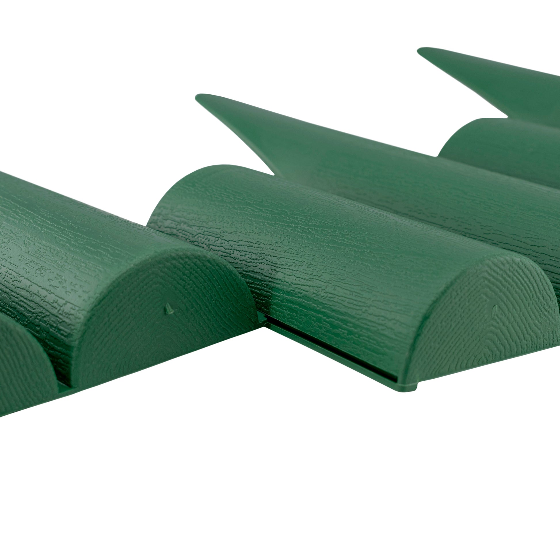 Lawn Edging, Plastic Palisade Wood Effect, 2.5m Box, Green - Best4Trade-Retail Garden tools & Accesories