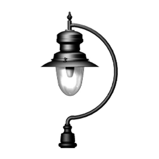 Vintage tear drop lantern - 77mm inside diameter (LN501)