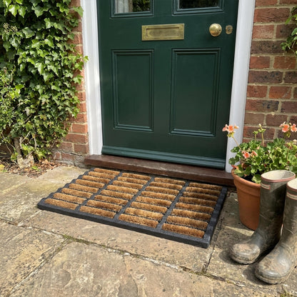 Rubber and Coir Scraper Door Mat