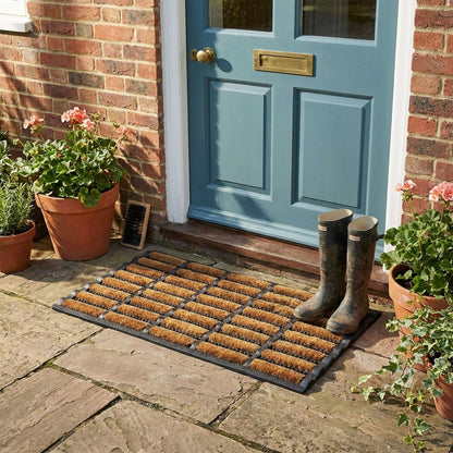 Rubber and Coir Scraper Door Mat