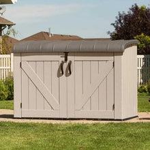 Load image into Gallery viewer, Lifetime 6ft x 3.5ft Heavy Duty Horizontal Storage Plastic Shed - Store More Garden Buildings
