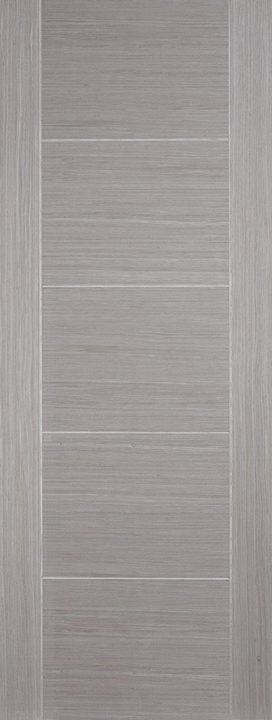 Vancouver Light Grey Pre-Finished 5 Panel Interior Door - 1981mm x 610mm
