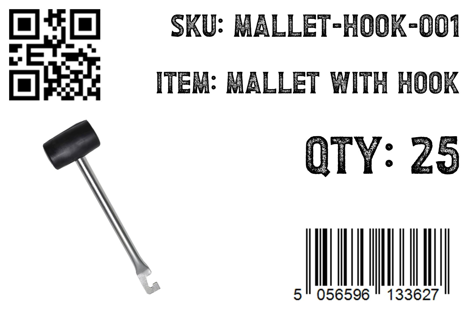 Rubber Mallet with Hook - Best4Trade-Retail Garden tools & Accesories