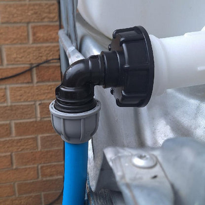 IBC Extender with 2” S60X6 Cap and 20mm MDPE Elbow - Best4Trade-Retail Garden watering