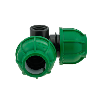 MDPE Elbow-Tee 25mm - 1/2" BSPF