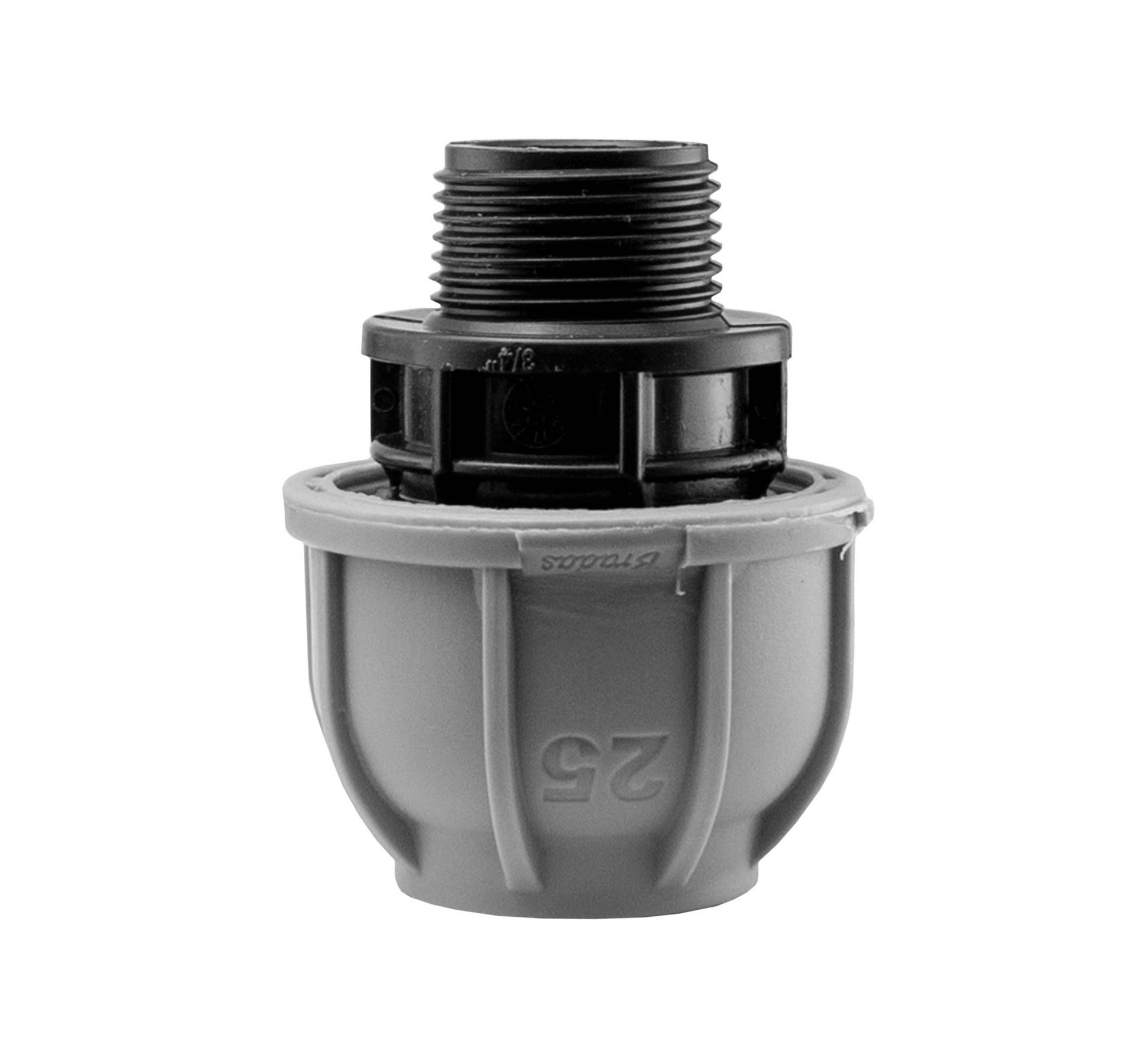 Wall Flange Kit 20mm MDPE - Lever Valve & 25mm MDPE Outlet - Best4Trade-Retail Tech Hose & Fittings