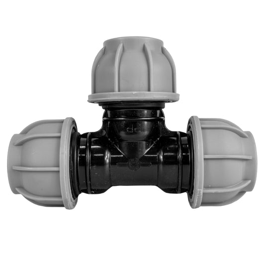 MDPE Tee Reducing 20mm - 25mm - 20mm - Best4Trade-Retail Tech Hose & Fittings