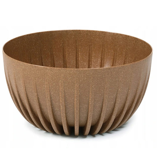 Mira Bowl Pot, Insert and Hole with Plug 240mm Eco Wood - Best4Trade-Retail Planting