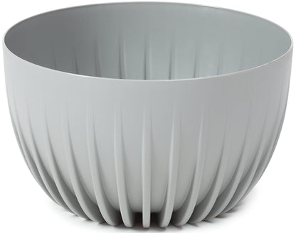 Mira Bowl Pot, Insert and Hole With Plug 240mm Gray - Best4Trade-Retail Planting