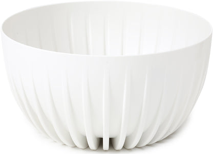 Mira Bowl Pot, Insert and Hole with Plug 300mm White - Best4Trade-Retail Planting