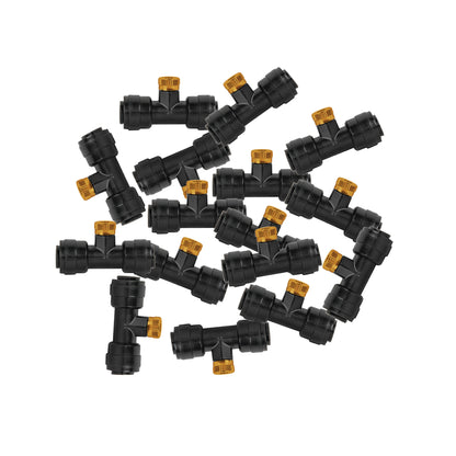 Garden Water Mist Kit, Black/Orange, TEE NOZZLE ONLY - Best4Trade-Retail Garden watering