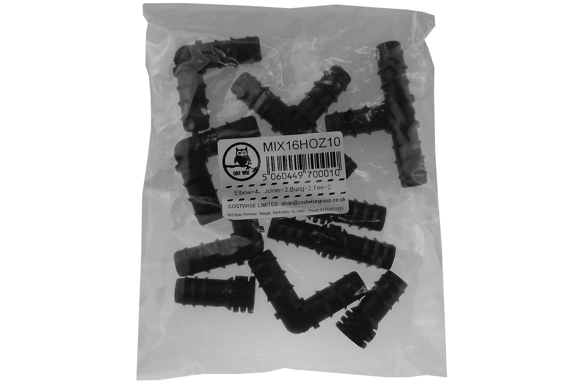 Mix 1/2" Barb Connectors HOZ10 - Best4Trade-Retail Garden watering