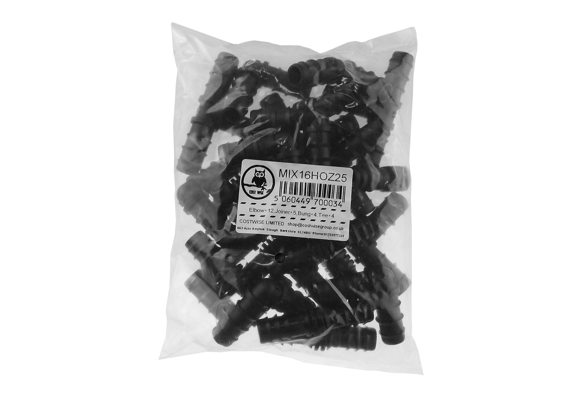 Mix 1/2" Barb Connectors HOZ25 - Best4Trade-Retail Garden watering
