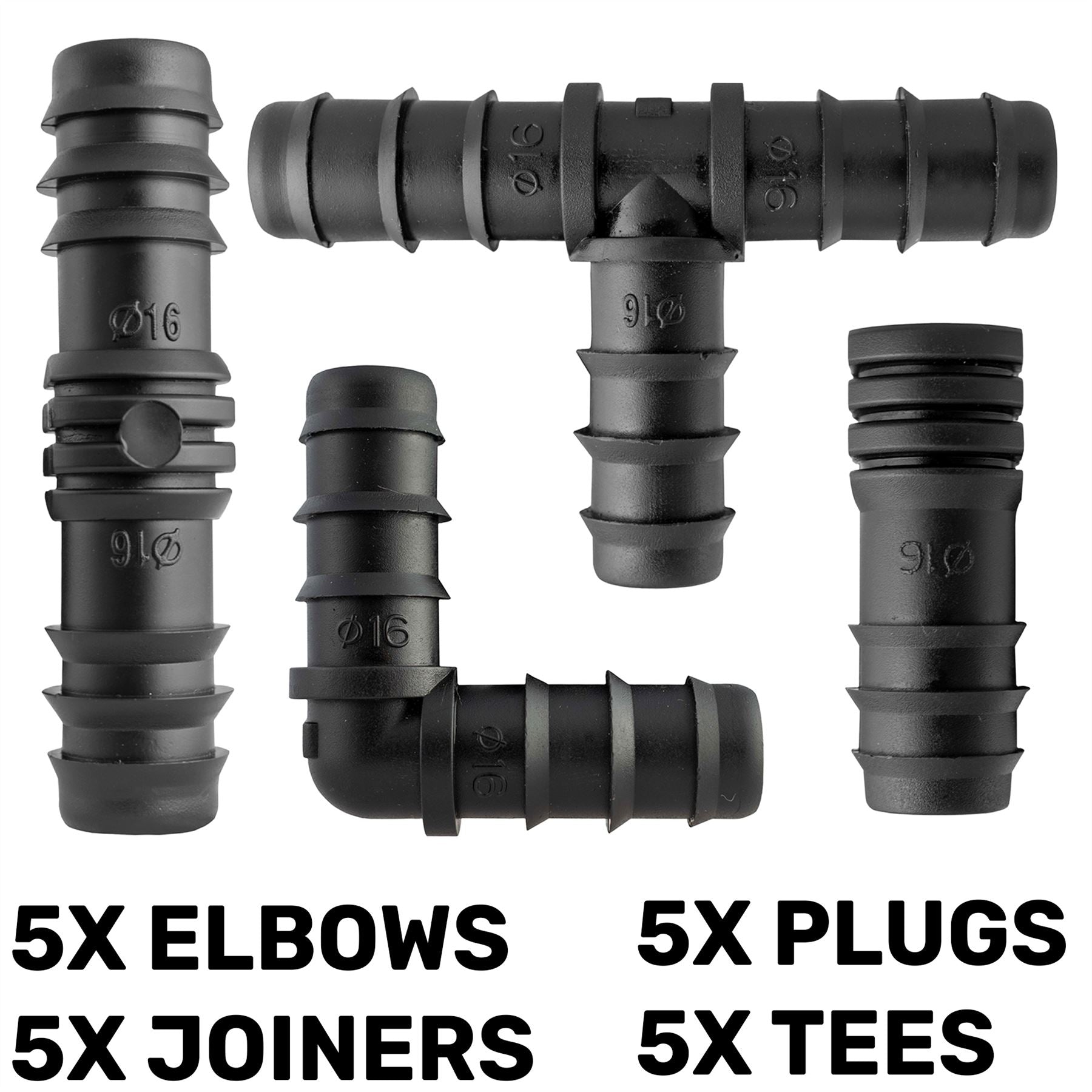 Mix 1/2" Barb Connectors POROUS20 - Best4Trade-Retail Garden watering