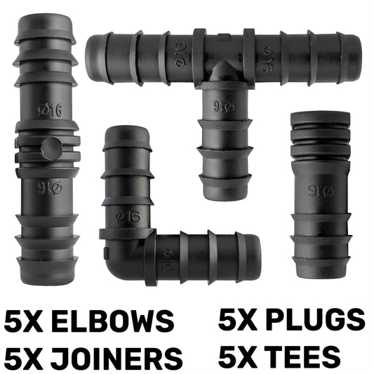 Mix 1/2" Barb Connectors POROUS20 - Best4Trade-Retail Garden watering
