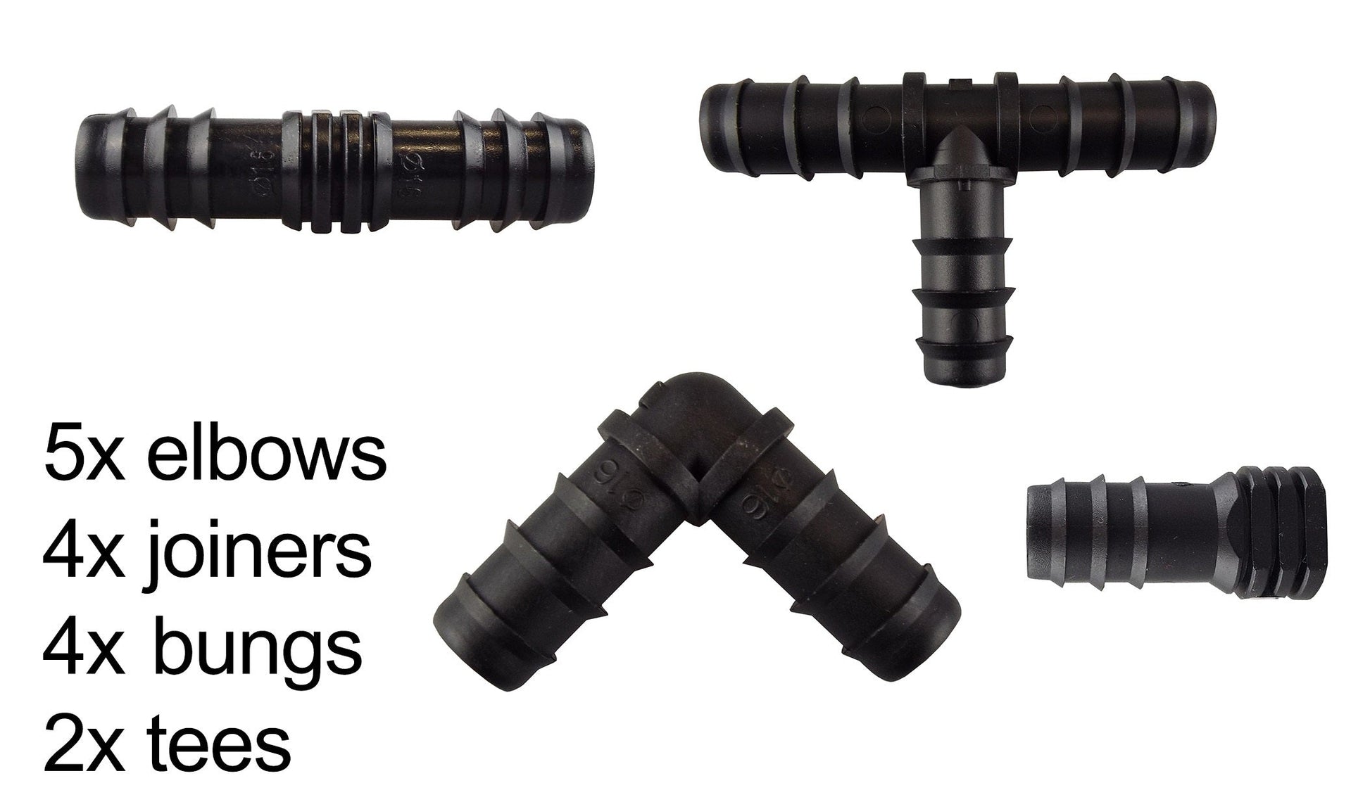 Mix 1/2" Barb Connectors POROUS15 - Best4Trade-Retail Garden watering