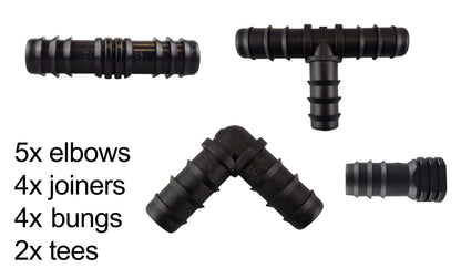 Mix 1/2" Barb Connectors POROUS15 - Best4Trade-Retail Garden watering