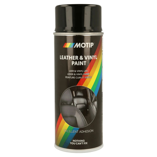 MOTIP Vinyl Spray Black 400ml - Tameside Paints & Supplies Ltd Aerosols Technical