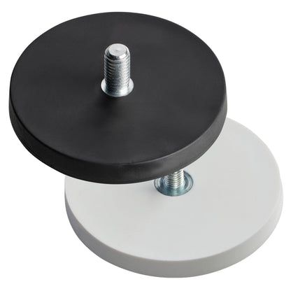 Rubber Coated Neodymium Magnet with Male Threaded Stud - 31 mm - Magnets Direct Listing