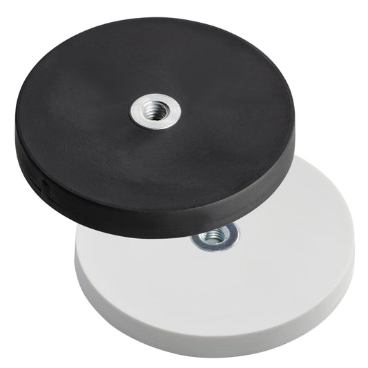 Rubber Coated Neodymium Magnet with Internal Thread - 43 mm - Magnets Direct Listing