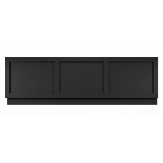 Matt Black Bath Front Panel - All Sizes - Bayswater Bathrooms