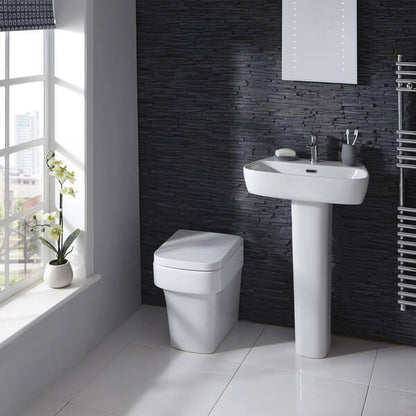 Medici Back to Wall Cloakroom Suite - Aqua Bathrooms