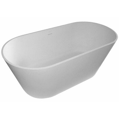 Mini Cusco Solid Surface Freestanding Double Ended Bath - 1550 x 750mm - Aqua Bathrooms