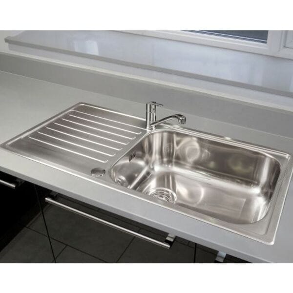 Minister Reversible Stainless Steel Inset Kitchen Sink - Reginox