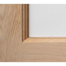 Load image into Gallery viewer, Modern 3 Panel Oak Clear Glazed Unfinished Internal Door - All Sizes - Doors4less
