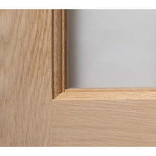 Load image into Gallery viewer, Modern 3 Panel Oak Frosted Glazed Unfinished Internal Door - All Sizes - Doors4less
