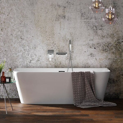 Mono Back to Wall Luxury Freestanding Bath - 1700mm x 800mm - Aqua Bathrooms