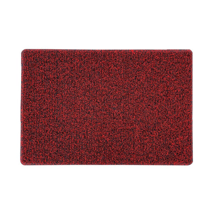Indoor Spaghetti Door Mat - Red & Black