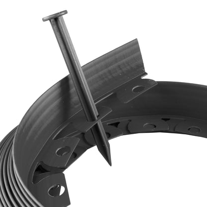 Lawn Border Set, Easy Border 100mm Black 10m With Pegs - Best4Trade-Retail Garden tools & Accesories
