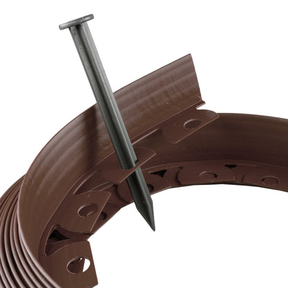 Lawn Border Set, Easy Border 60mm Brown 10m With Pegs - Best4Trade-Retail Garden tools & Accesories
