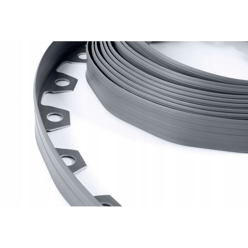 Lawn Border Set, Easy Border 40mm Gray 10m with Pegs - Best4Trade-Retail Garden tools & Accesories