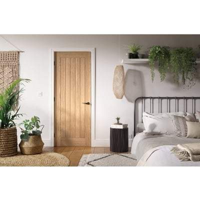 Oak Belize Un-Finished Internal Door - 1981mm x 533mm - LPD Doors