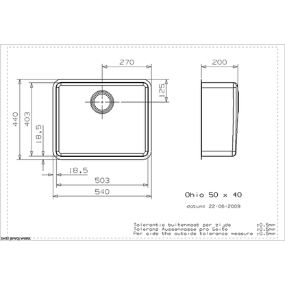 Ohio Stainless Steel Kitchen Sink - Reginox
