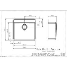 Load image into Gallery viewer, Ohio 50 x 40 Tapwing Integrated Stainless Steel Kitchen Sink - Reginox
