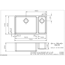 Load image into Gallery viewer, Ohio 50 x 40+18 x 40 Integrated Stainless Steel Kitchen Sink - Reginox
