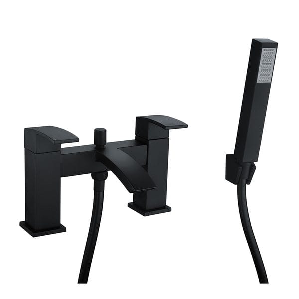 Onyx Black Bath Shower Mixer - Aqua Bathrooms