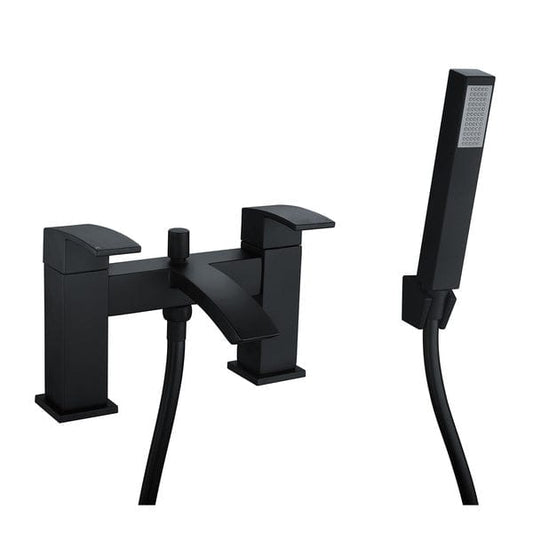 Onyx Black Bath Shower Mixer - Aqua Bathrooms