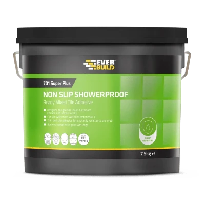 Everbuild 701 Acrylic Non Slip Tile Adhesive - All Sizes - Everbuild