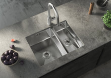 Load image into Gallery viewer, Brushed Steel 1.5 Bowl Inset/Undermount Kitchen Sink - Ellsi
